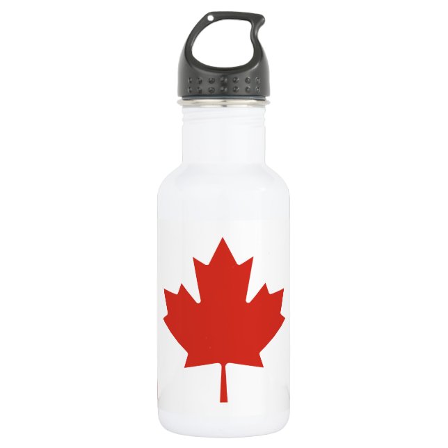 Patriotic Canadian Flag 532 Ml Water Bottle (Front)