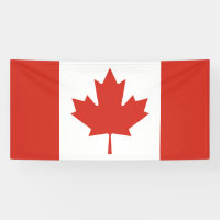 Patriotic Canadian Flag Banner