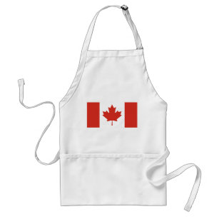 Patriotic Canadian Flag Standard Apron