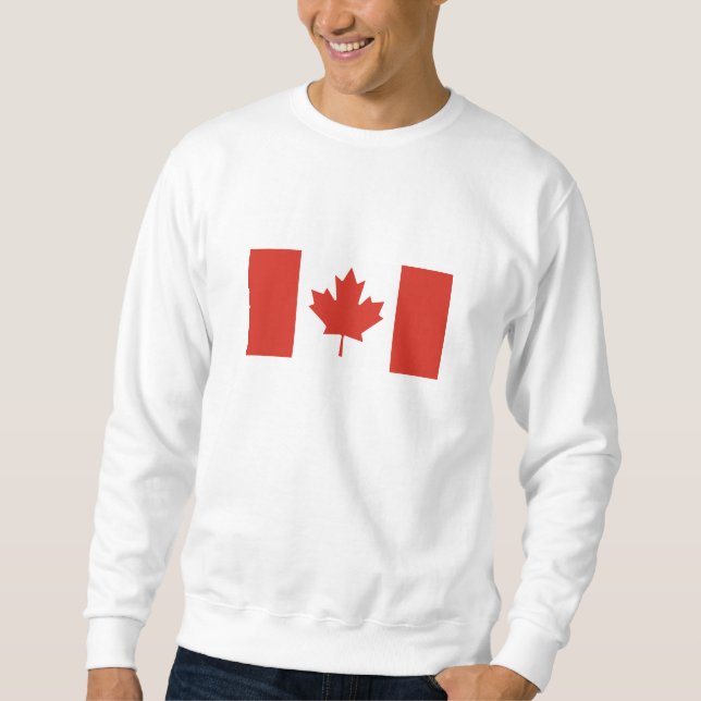 Patriotic Canadian Flag Sweatshirt (Front)