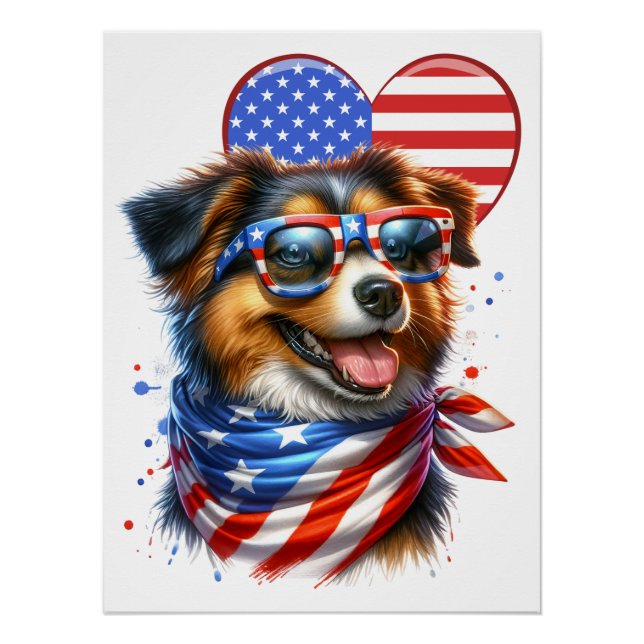 Patriotic Canine POSTER (Front)