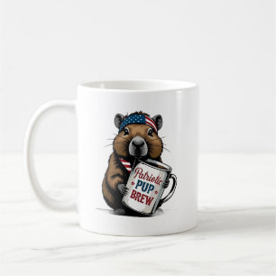 Patriotic Capybara Coffee Mug