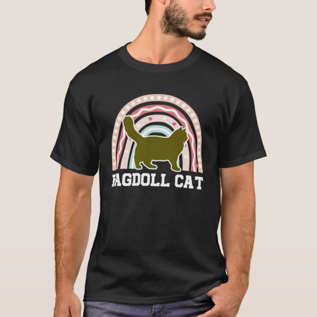 patriotic cat ragdoll cat kittens T-Shirt (Front)