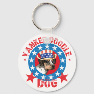 Patriotic Catahoula Key Ring