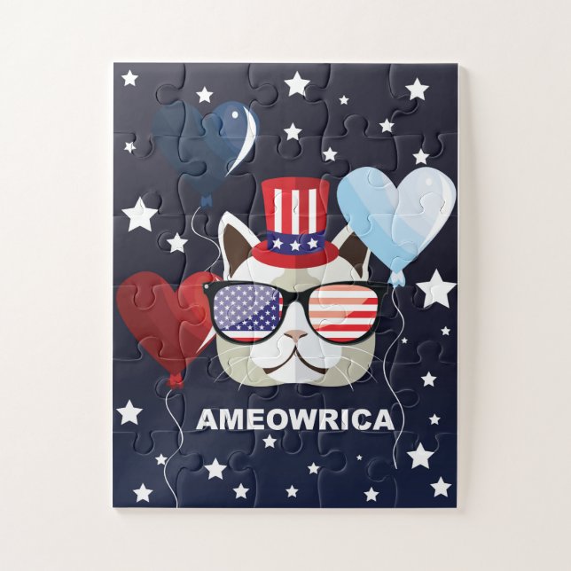 Patriotic Celebration Jigsaw Puzzle (Vertical)