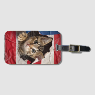 Patriotic Celebration Luggage Tag