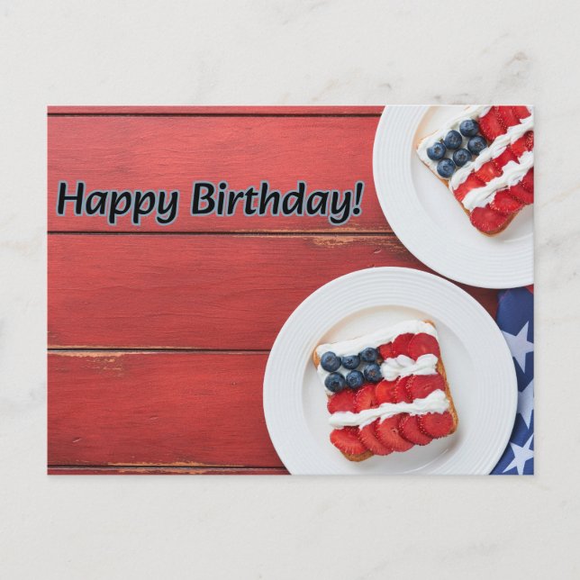 Patriotic Celebration Postcard (Front)