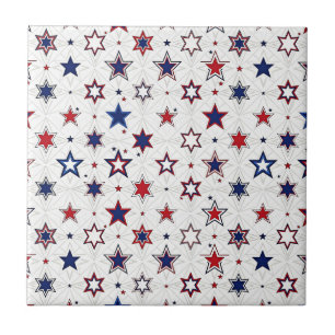 Patriotic Ceramic Tile