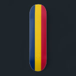 Patriotic Chad Flag Skateboard<br><div class="desc">Patriotic flag of Chad.</div>
