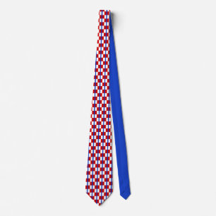 Patriotic Checkerboard Necktie