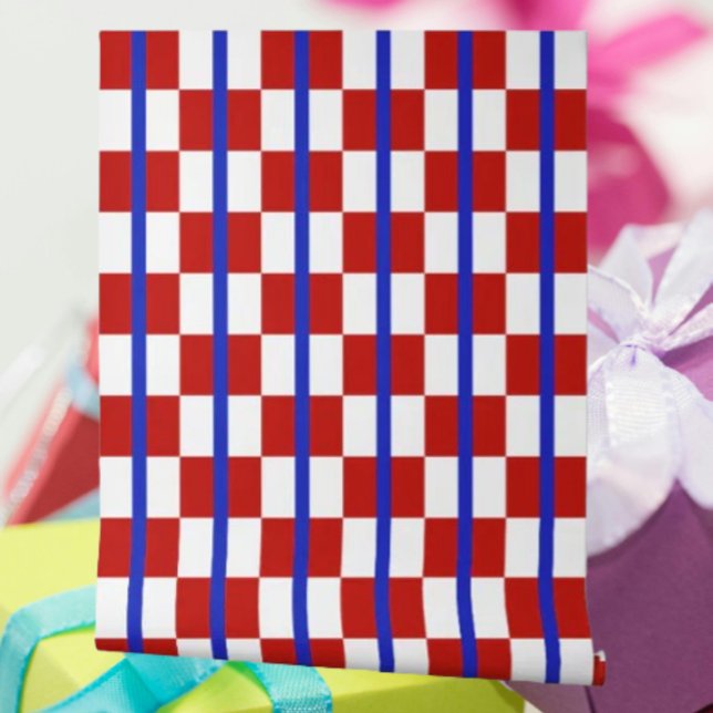 Patriotic Chequerboard Stripe Wallpaper (Creator Uploaded)