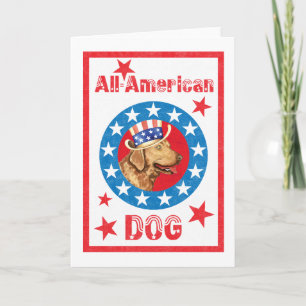 Patriotic Chessie Card