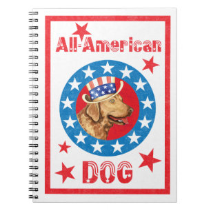 Patriotic Chessie Notebook