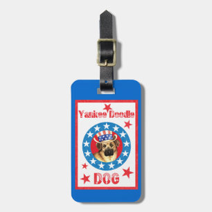 Patriotic Chinook Luggage Tag