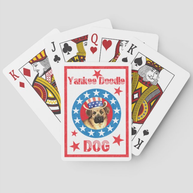 Patriotic Chinook Playing Cards (Back)