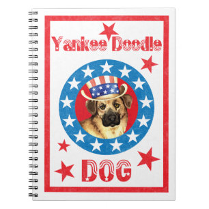 Patriotic Chinook Spiral Notebook