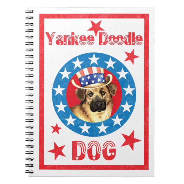 Patriotic Chinook Spiral Notebook (Front)
