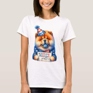 Patriotic Chow Chow 'Merica Y'all T-Shirt
