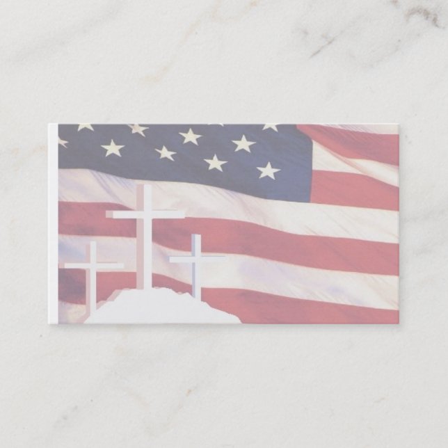 Patriotic/Christian Business Cards (Front)