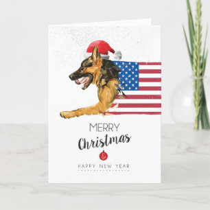 Patriotic Christmas Card