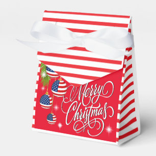 Patriotic Christmas - See Back  Favour Box