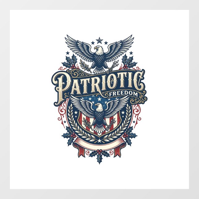 Patriotic Christmas Vector Graphic Tee (2) (Sheet)