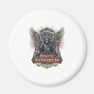 Patriotic Chrome Reaper Dark Patriot Skeleton & Re Magnet