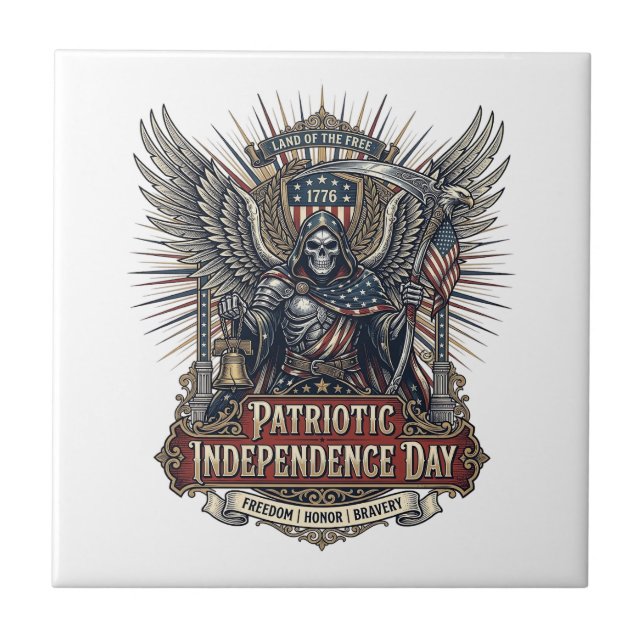 Patriotic Chrome Reaper Dark Patriot Skeleton & Re Tile (Front)