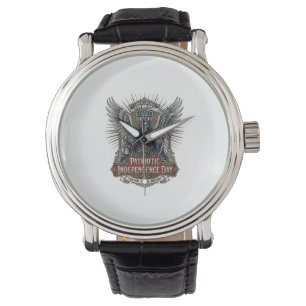 Patriotic Chrome Reaper Dark Patriot Skeleton & Re Watch