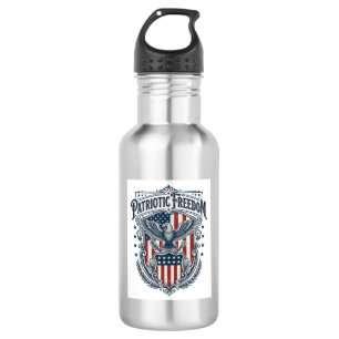 Patriotic City Pride Series Vector Graphic Tee 532 Ml Water Bottle