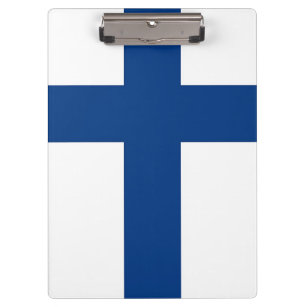 Patriotic Clipboard with flag of Finland