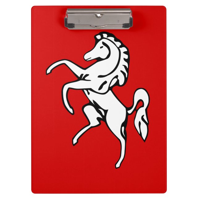Patriotic Clipboard with flag of Kent County (Front)