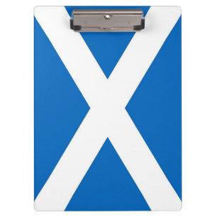 Patriotic Clipboard with flag of Scotland, UK