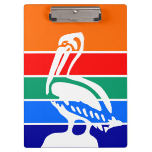 Patriotic Clipboard with flag of St. Petersburg