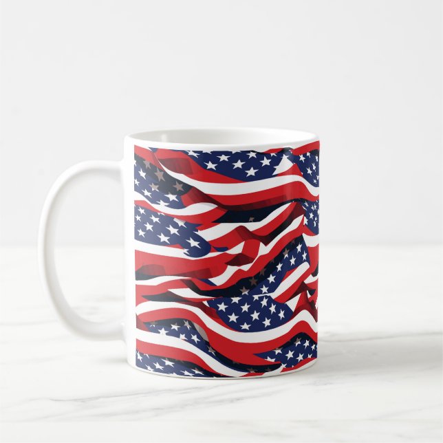 Patriotic Coffee Mug (Left)
