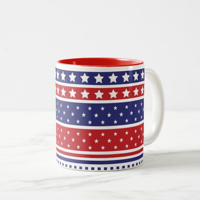 Patriotic Coffee Mug (Front Right)