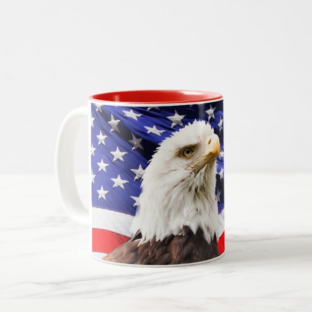 Patriotic Coffee Mug (Front Left)