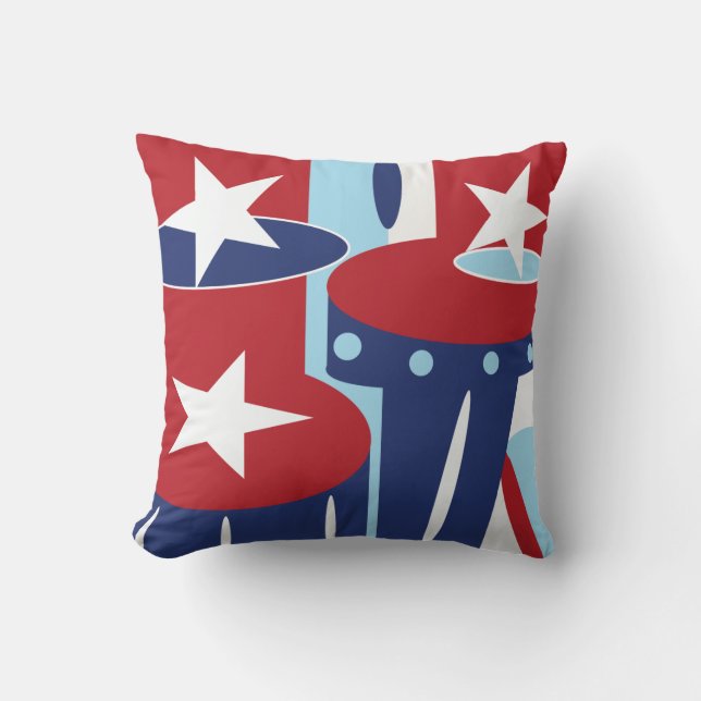 Patriotic Colours Cushion (Front)