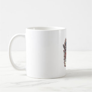 Patriotic Corgi Vector Graphic Tee_1 Coffee Mug