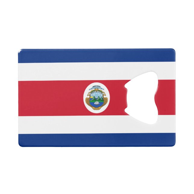 Patriotic Costa Rica Flag (Front (Horizontal))