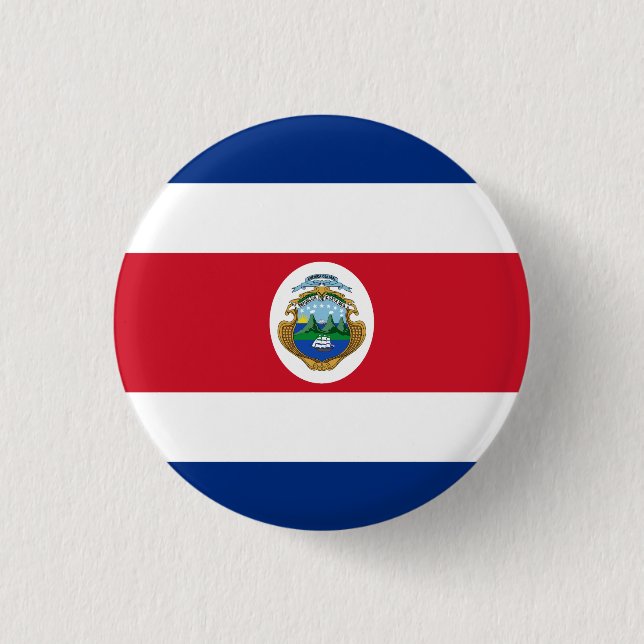 Patriotic Costa Rica Flag 3 Cm Round Badge (Front)