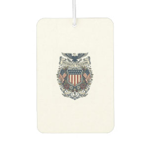 Patriotic Cottagecore America Vector Graphic Tee Car Air Freshener