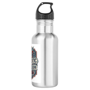 Patriotic Country Gospel Vector Graphic Tee 532 Ml Water Bottle