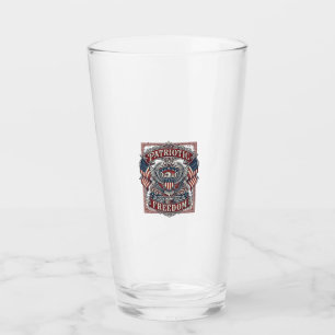Patriotic County Parade Vector Graphic Tee_1 Glass