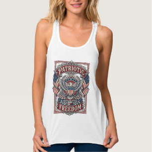 Patriotic County Parade Vector Graphic Tee_1 Singlet