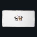 Patriotic Cow Lineup Vintage Vector Shirt Design_1 Desk Mat<br><div class="desc">Patriotic Cow Lineup Vintage Vector Shirt Design_1</div>