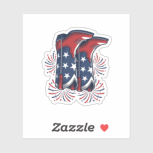 Patriotic Cowboy Boots Vintage Western Shirt Desig