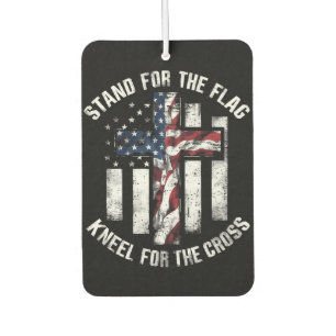 Patriotic Cross Car Air Freshener