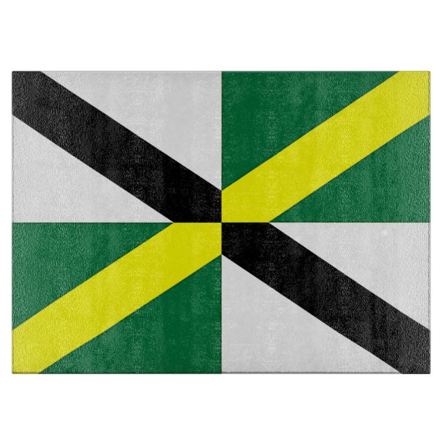 Patriotic cutting board with Flag of Monterey (Front)