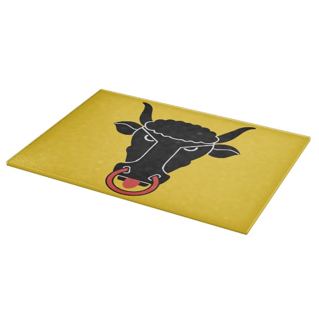 Patriotic cutting board with Flag of Uri (Corner)